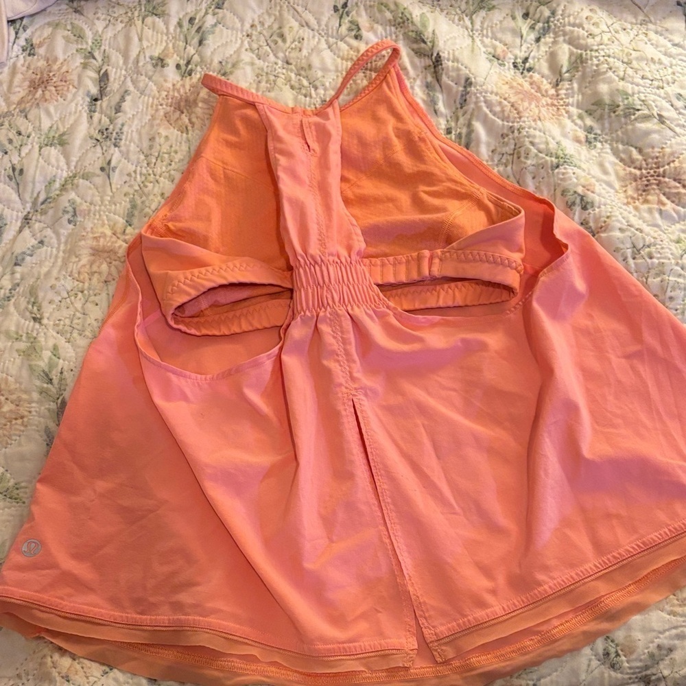 Lululemon Athletica Coral Sleeveless Top